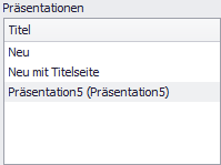 präsentations-art-auswählen
