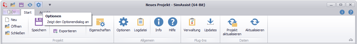 SimAssist_menü_anpassen_optionen_7.0