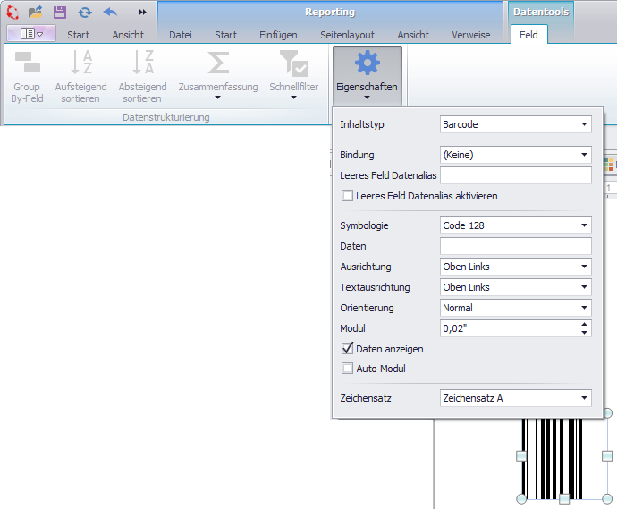 Reporting_einfügen_Barcode_bearbeiten_7.0