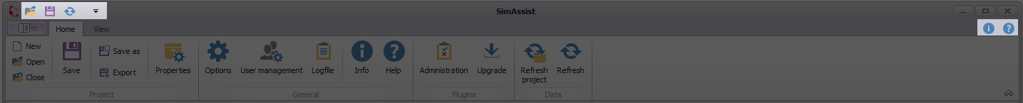 SimAssist_Menü_7.0_schnellzugriffsleiste_EN_7.0